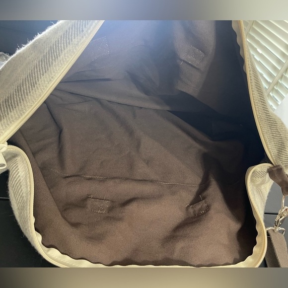 Faribault Woolen Mill Company Duffle Weekender Bag Olive Cream - Picture 5 of 8